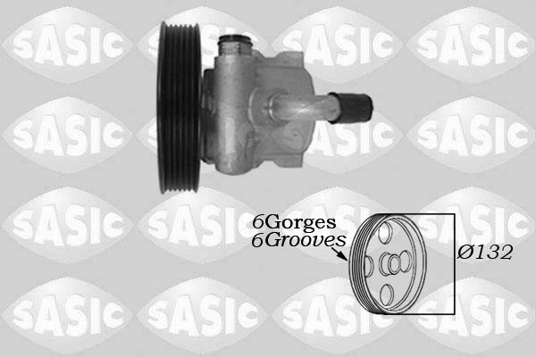 Vairo sistemos hidraulinis siurblys SASIC 7070043