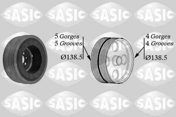 Alkūninio veleno skriemulys SASIC 9001804