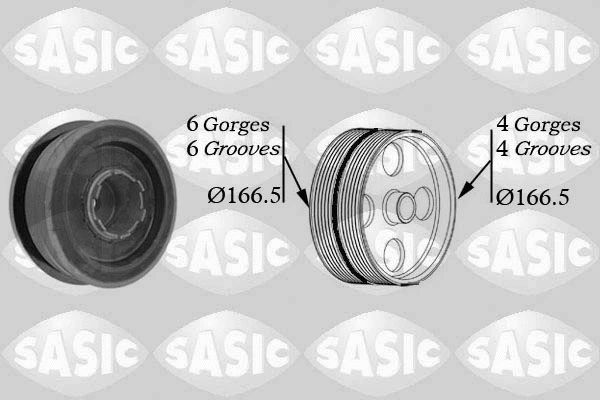 Alkūninio veleno skriemulys SASIC 9001808