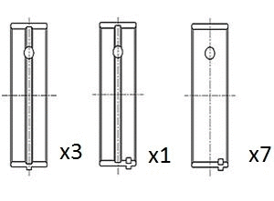 Alkūninio veleno pagrindiniai guoliai FAI AutoParts BM1051-025