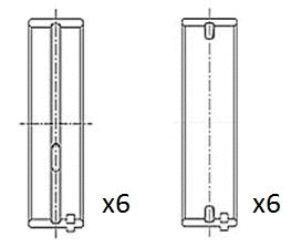 Alkūninio veleno pagrindiniai guoliai FAI AutoParts BM1060-025