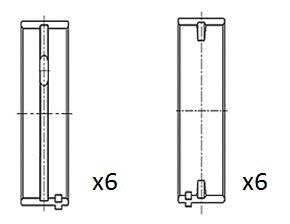 Alkūninio veleno pagrindiniai guoliai FAI AutoParts BM1062-050