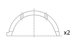 Alkūninio veleno atraminė tarpinė FAI AutoParts BT3000-STD