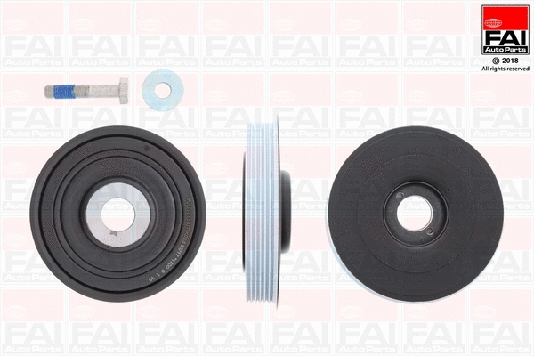 Alkūninio veleno skriemulių rinkinys FAI AutoParts FVD1011K