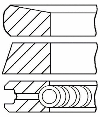 Stūmoklio žiedų komplektas FAI AutoParts PR20-000