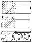 Stūmoklio žiedų komplektas FAI AutoParts PR29-000