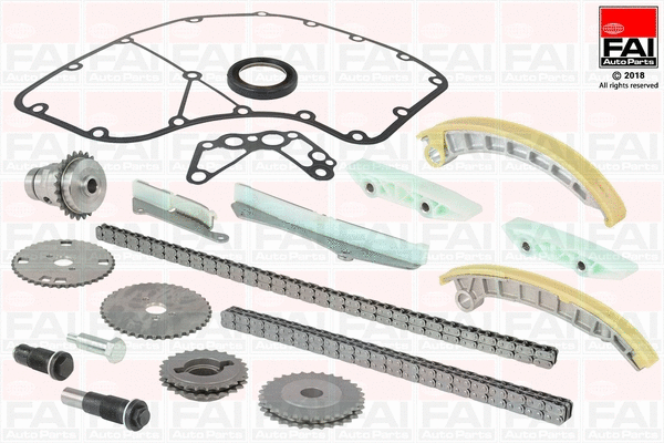 Pavaros grandinės komplektas FAI AutoParts TCK194C