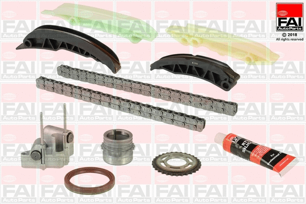 Pavaros grandinės komplektas FAI AutoParts TCK74C