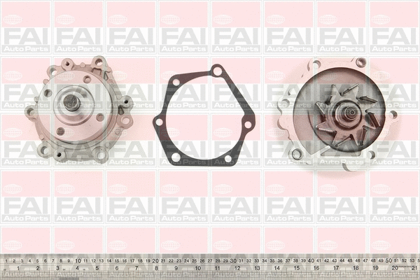 Variklio aušinimo Vandens siurblys FAI AutoParts WP3046