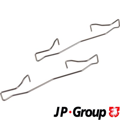 Diskinių stabdžių trinkelių priedų komplektas JP GROUP 1564004410