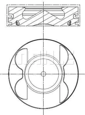 Stūmoklis MAHLE 001 PI 00106 000