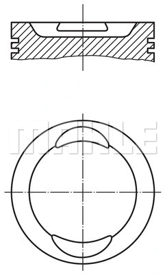 Stūmoklis MAHLE 009 41 00