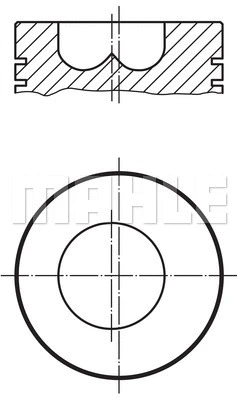 Stūmoklis MAHLE 009 86 00