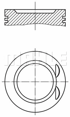 Stūmoklis MAHLE 011 73 01