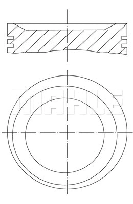 Stūmoklis MAHLE 011 75 01