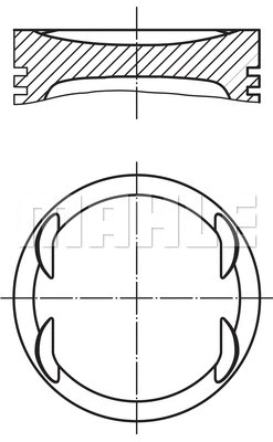 Stūmoklis MAHLE 012 19 00