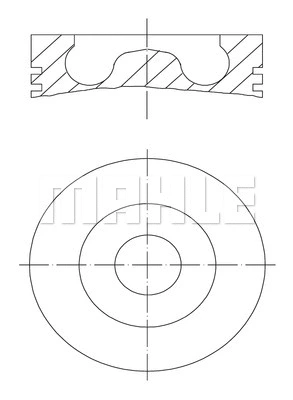 Stūmoklis MAHLE 016 07 00