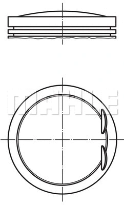 Stūmoklis MAHLE 028 PI 00128 001