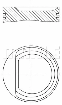 Stūmoklis MAHLE 030 71 02