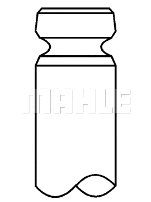 Angos vožtuvas MAHLE 031 VA 31045 100