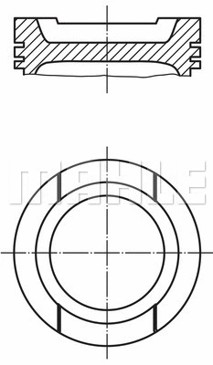 Stūmoklis MAHLE 033 20 02