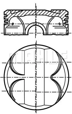 Stūmoklis MAHLE 081 PI 00101 000