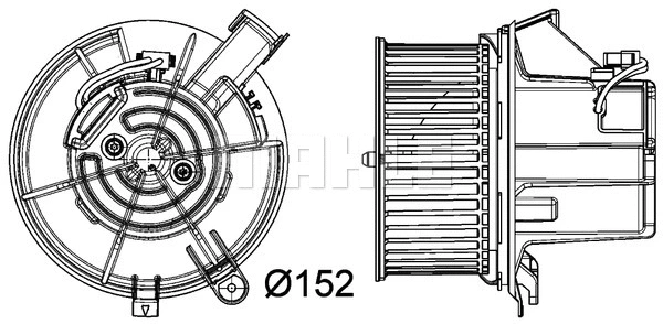 Vidaus putiklis MAHLE AB 119 000P