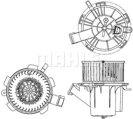 Vidaus putiklis MAHLE AB 132 000P