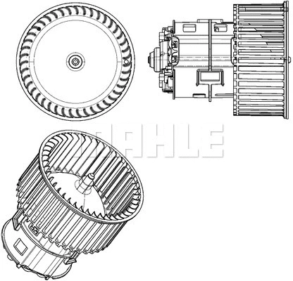 Vidaus putiklis MAHLE AB 182 000P