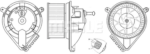 Vidaus putiklis MAHLE AB 271 000S