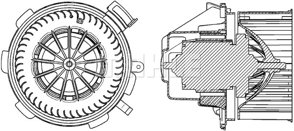 Vidaus putiklis MAHLE AB 88 000P