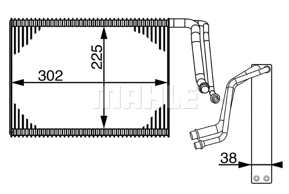 Oro kondicionieriaus garintuvas MAHLE AE 143 000S