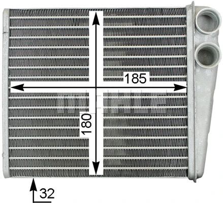 Salono radiatorius MAHLE AH 208 000S
