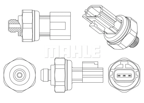 Oro kondicionavimo slėgio daviklis MAHLE ASE 11 000P