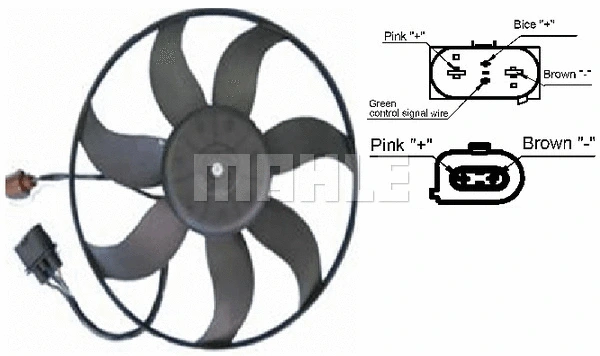 Radiatoriaus ventiliatorius MAHLE CFF 187 001S