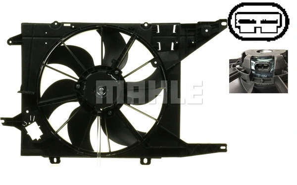 Radiatoriaus ventiliatorius MAHLE CFF 327 000S