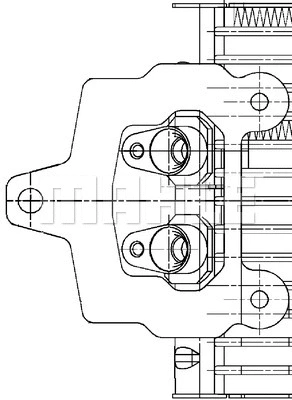 Automatinės transmisijos alyvos aušintuvas MAHLE CLC 49 000P