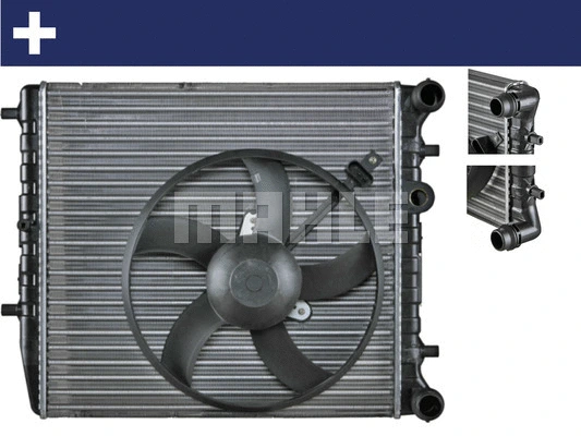 Variklio aušinimo radiatorius MAHLE CR 123 000S