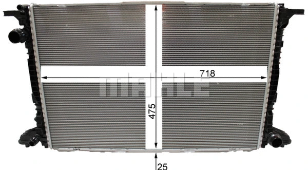 Variklio aušinimo radiatorius MAHLE CR 2180 000P
