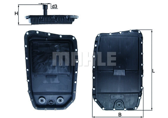 Automatinės transmisijos alyvos karteris MAHLE HX 152