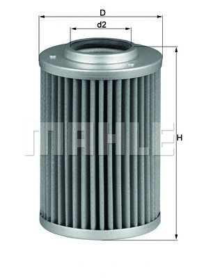 Automatinės transmisijos hidraulinis filtras MAHLE HX 40