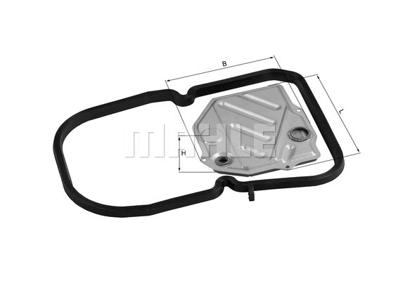 Automatinės transmisijos hidraulinis filtras MAHLE HX 46D1
