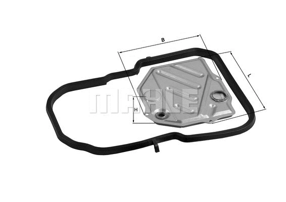 Automatinės transmisijos hidraulinis filtras MAHLE HX 46D2
