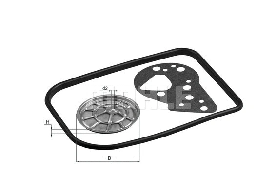 Automatinės transmisijos hidraulinis filtras MAHLE HX 82D