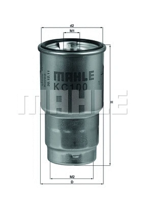 Kuro filtras MAHLE KC 100D