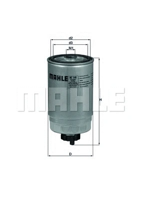 Kuro filtras MAHLE KC 140
