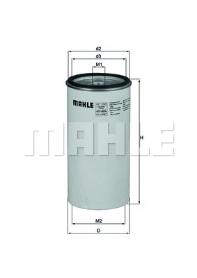 Kuro filtras MAHLE KC 200