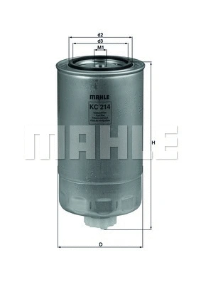Kuro filtras MAHLE KC 214
