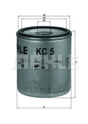 Kuro filtras MAHLE KC 5