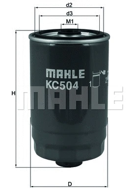 Kuro filtras MAHLE KC 504
